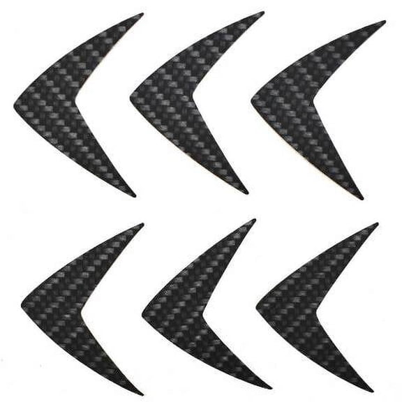 Chaparral Boat Deck Vent Decals 14.01182 | Carbon Fiber Stickers (Set of 6)