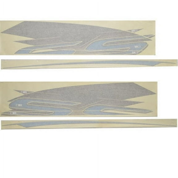 Chaparral Boat Hull Graphic 14.00396 | SSX 236 Blue Carbon (4 Pc Set)