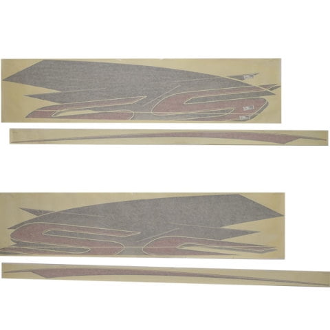 Chaparral Boat Hull Graphic Decal 14.00403 | SSX 236 Red (4 Pc Set)