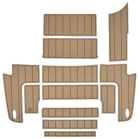 Chaparral Boat Non-Skid Mat Kit 60.00620 | 267 SSX Beige Brown 2022