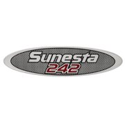 Chaparral Boat Raised Decal U15616-01 | Sunesta 242 Metallic Silver