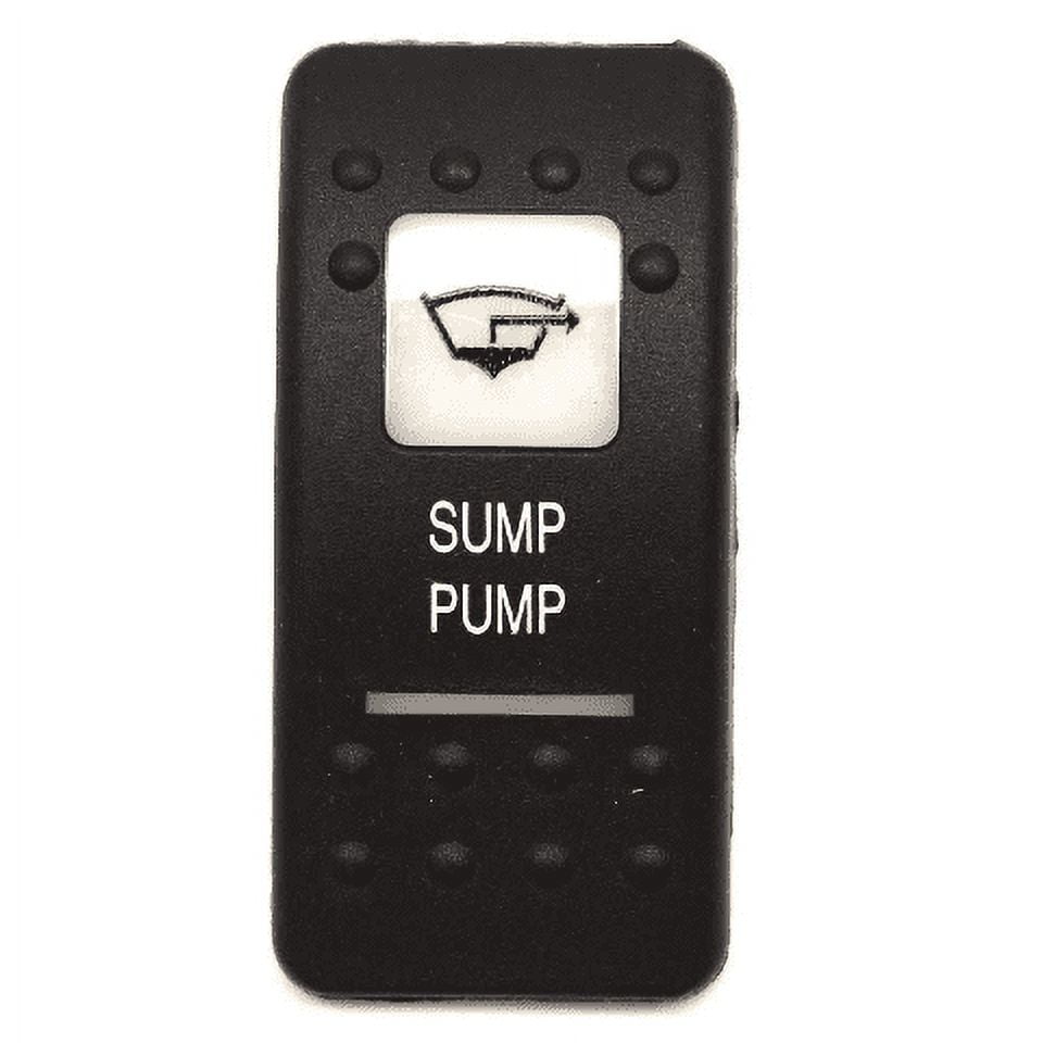 Chaparral Boat Rocker Switch Actuator Sump Pump Black / White