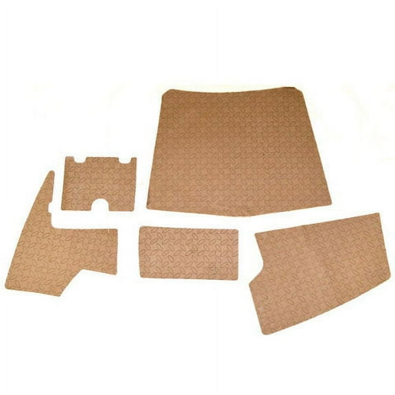 Chaparral Boat Swim Platform Mats 60.00064 | Brown Rubber (Set of 5)