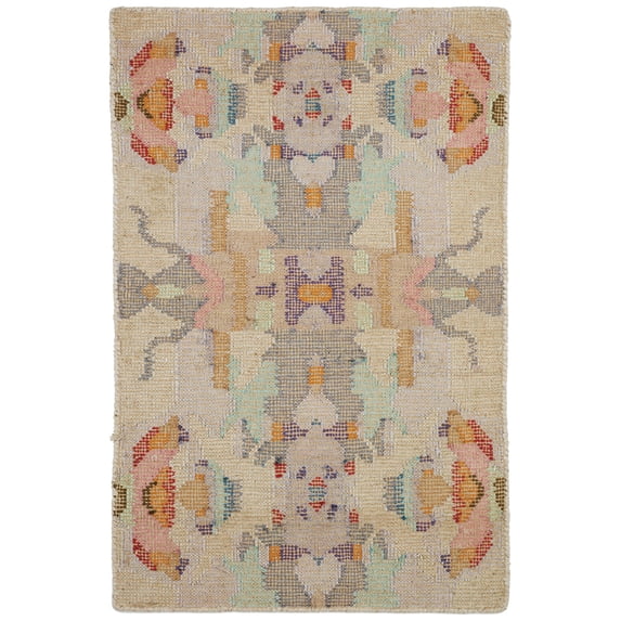 Dash & Albert Chapel Hill Hand Loom Knotted Cotton Rug, 2' x 3', Multi