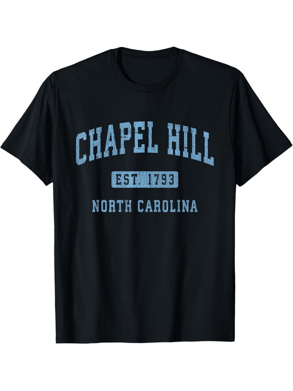 Chapel Hill North Carolina NC Vintage Athletic Sports Design T-Shirt