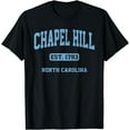 thumbnail image 1 of Chapel Hill North Carolina NC Vintage State Athletic Style T-Shirt, 1 of 3