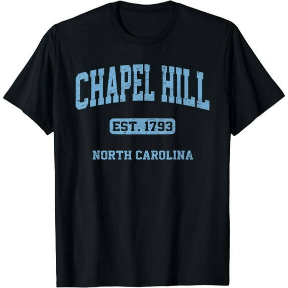 Chapel Hill North Carolina NC Vintage State Athletic Style T-Shirt