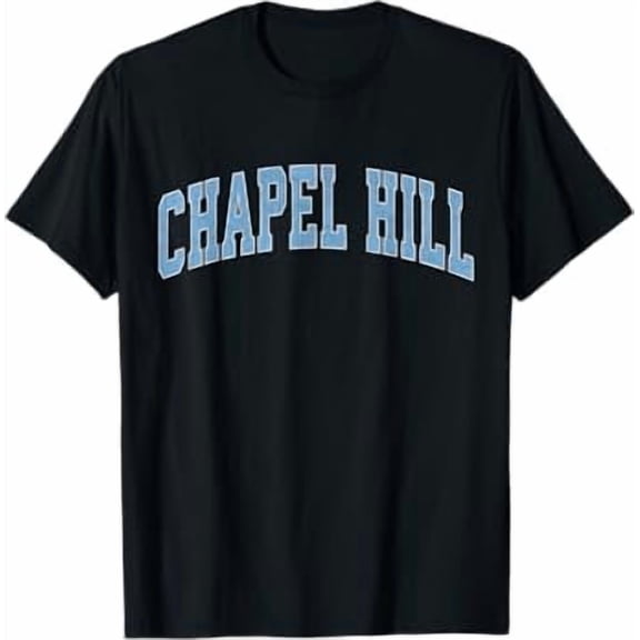 Chapel Hill North Carolina Vintage Athletic Sports 80s Style T-Shirt