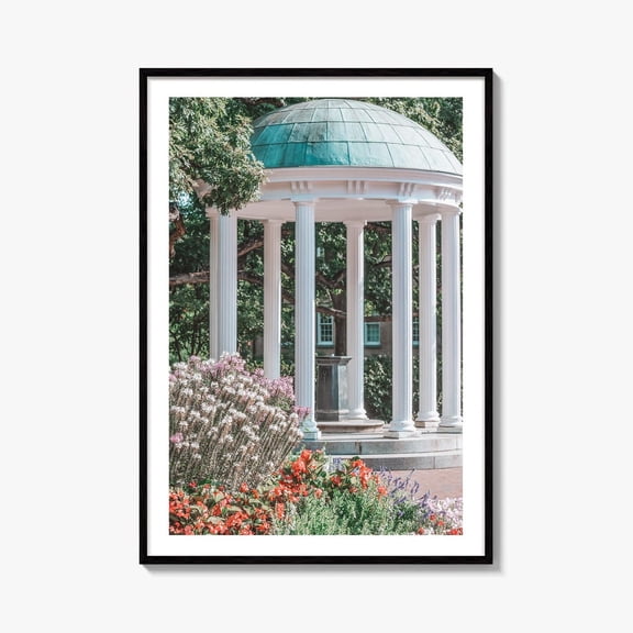 Chapel Hill Old Well Unc North Carolina Wall Art Print, Living Room And Gallery Wall Decor