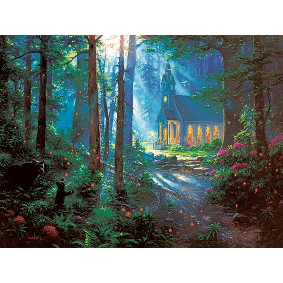 Sunsout Chapel Visitors - 500pc Jigsaw Puzzle