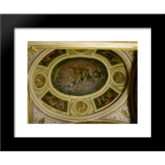 Chapel with the Lord in glory 20x24 Framed Art Print by Giorgio Vasari