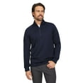 thumbnail image 1 of Chaps Golf Men's & Big Men's Jacquard Quarter Zip Sweater, Sizes S-5XL, 1 of 5