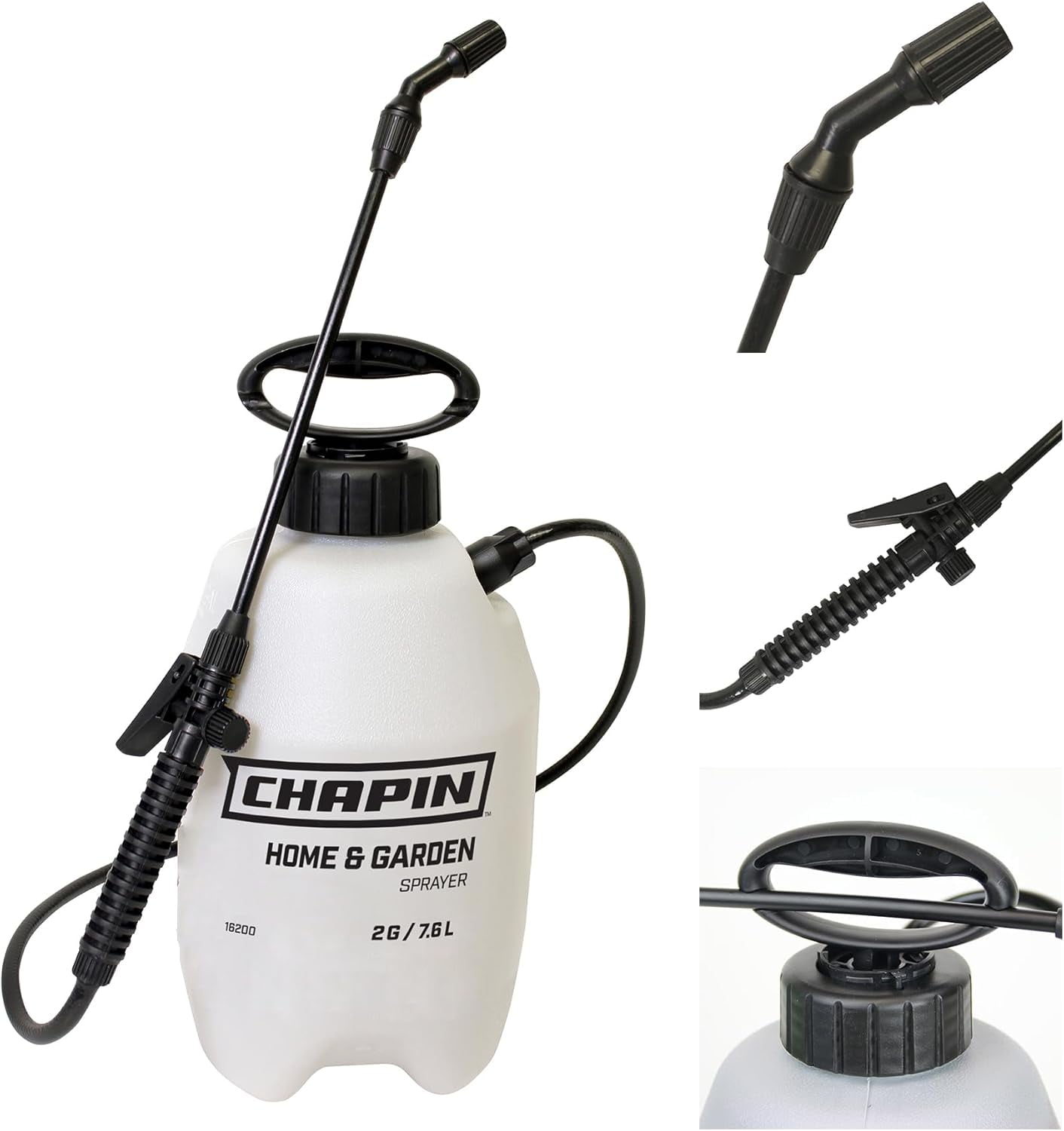 Chapin 16200 Pump Sprayer, 2-Gallon, Lawn & Garden Translucent