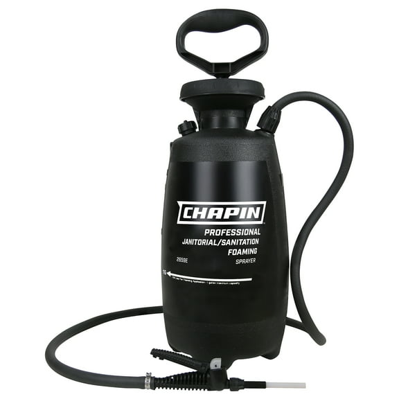 Chapin 2659E: 2-gallon Industrial Foaming Janitorial/Sanitation Poly Tank Sprayer, 2 Foaming Nozzles