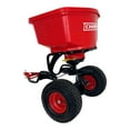 thumbnail image 1 of Chapin Tow Behind Spreader, Heavy Duty Trailer Hitch with Auto-Stop, 150 lb Capacity, Red, 1 of 12
