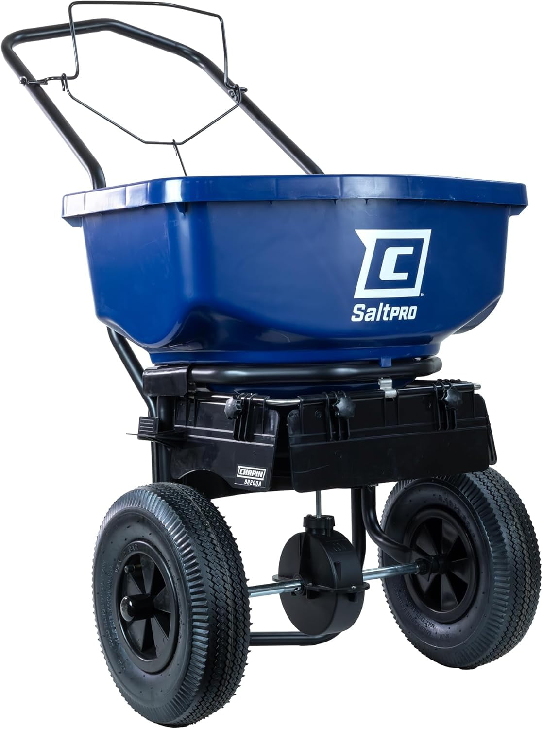 Chapin 88200A Spreader, Salt, Ice Melt, 80Lbs, 29 Settings, Auger