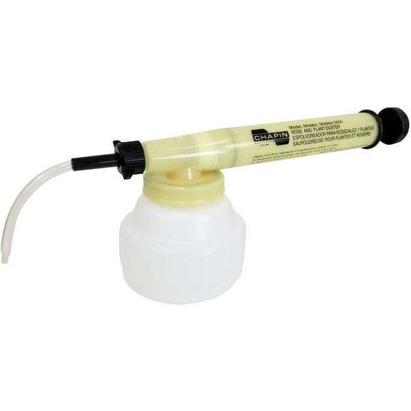 Chapin International Rose & Plant Duster Hand Sprayer - Handheld - 16-Ounce, Translucent Yellow
