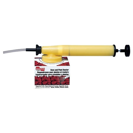 Chapin International Rose & Plant Duster Sprayer - Handheld Manual - 16 oz, Translucent Yellow
