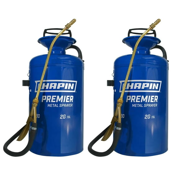 Chapin 2 Pack Premier Pro 2 Gal Tri Poxy Steel Tank Handheld Lawn Garden Sprayer