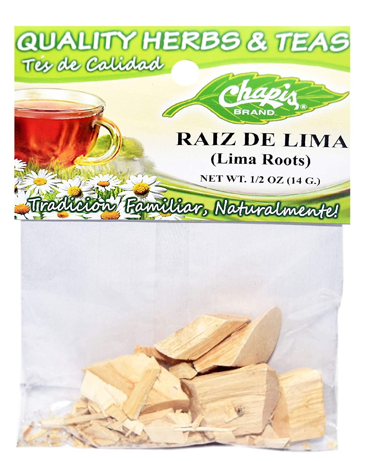 Chapis Lima Roots (Raiz de Lima) Natural Herbal Tea Net Wt. 1/2 oz.(2 ...