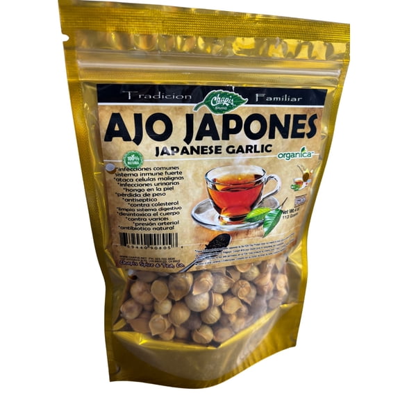 Chapis Spice & Tea, Co Ajo Japons (Japanese Garlic) Dried Herbal Plant for Traditional Use Net Wt. 4 oz