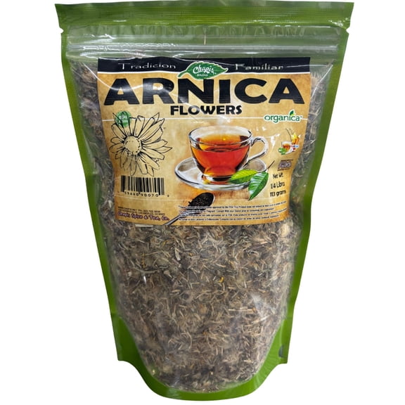 Chapis Spice & Tea, Co Arnica Herbal Flowers  Dried Arnica for Traditional Herbal Tea Use  Net Wt. 4 oz