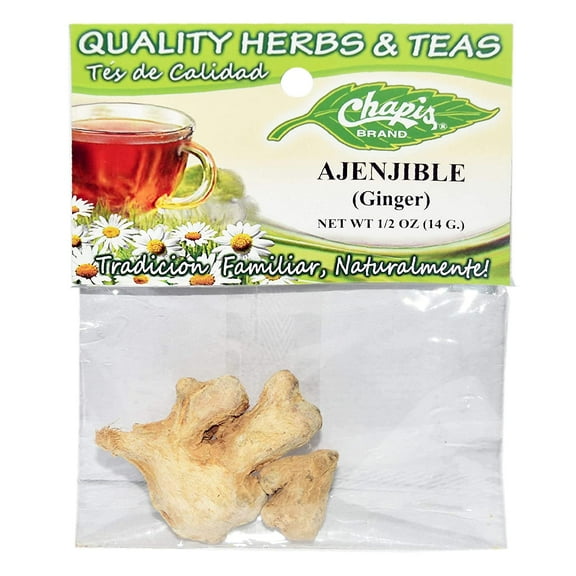 Chapis Tea/Hierba Ajenjible (Ginger)- Dried Natural Herbs Net Wt. 1/2 oz. (14 g) (3 Pack)