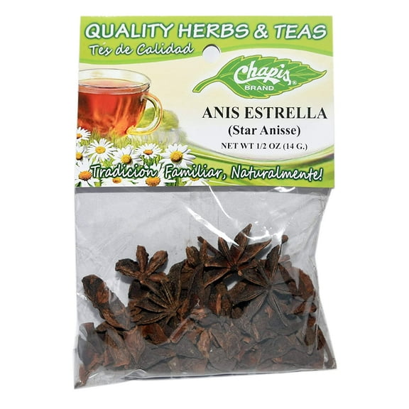 Chapis Tea/ Hierba Anis Estrella-Dried Natural Herbal Net Wt. 1/2 oz. (14 g) (3 Pack)