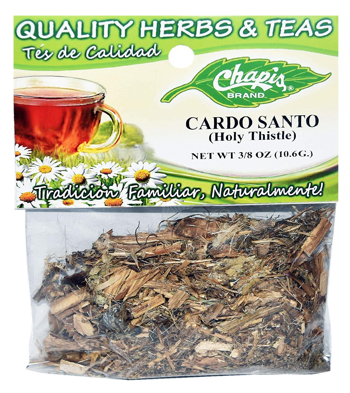 Chapis Tea/Hierba Cardo Santo-Dried Natural Herbs Net Wt. 3/8 oz. (10.6 ...