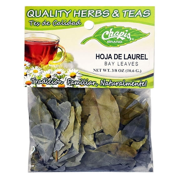 Chapis Tea/Hierba De Hojas De Laurel- Dried Natural Herbs Net Wt. 3/8 oz. (10.6 g) (12 Pack)