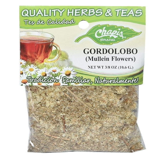 Chapis Tea/ Hierba Gordolobo - Mullein Flower Dried Natural Herbs Net Wt. 3/8 oz. (10.6 g) (3 Pack)