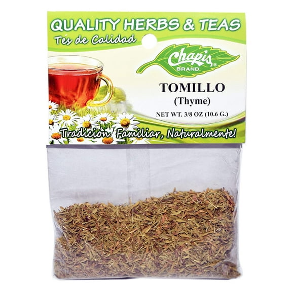 Chapis Tea/ Hierba Tomillo- Thyme Dried Natural Herbs Net Wt. 3/8 oz. (10.6 g) (3 Pack)