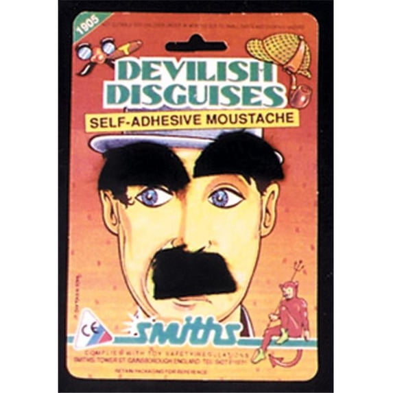 Chaplin Brow Mustache Black