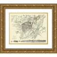 thumbnail image 1 of Chapman 24x20 Gold Ornate Wood Framed with Double Matting Museum Art Print Titled - Munich Germany - Chapman 1837, 1 of 4