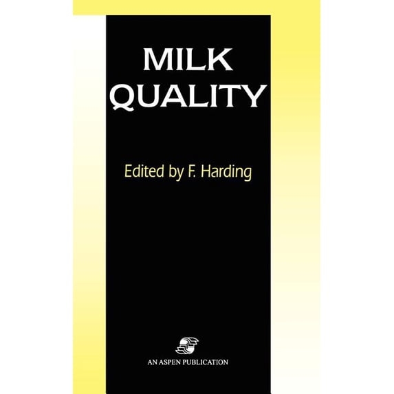 Chapman & Hall Food Science Book Milk Quality, (Hardcover)