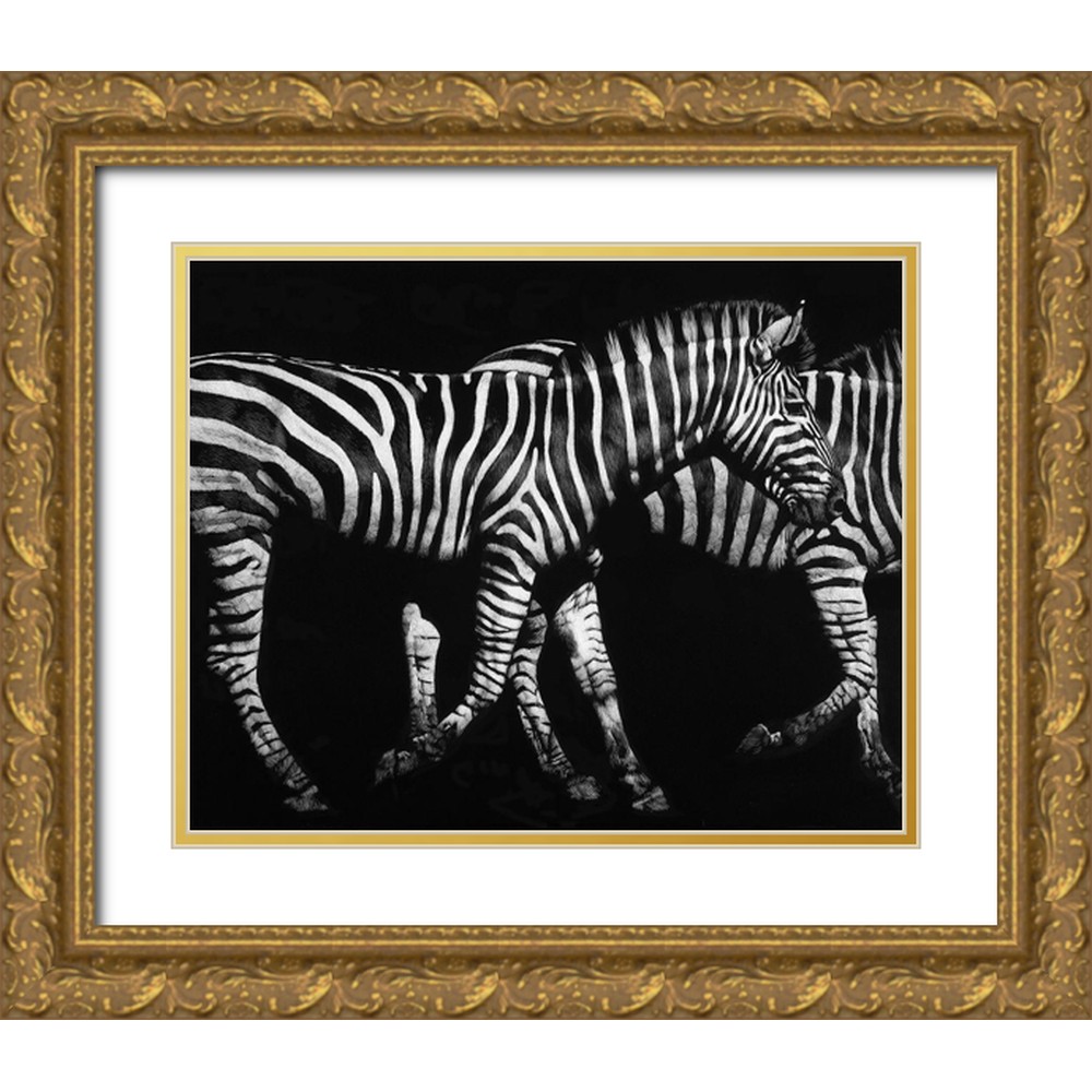 Chapman, Julie 24x20 Gold Ornate Wood Framed with Double Matting Museum ...