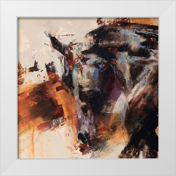 Chapman, Julie T. 15x15 White Modern Wood Framed Museum Art Print Titled - Polished Curve