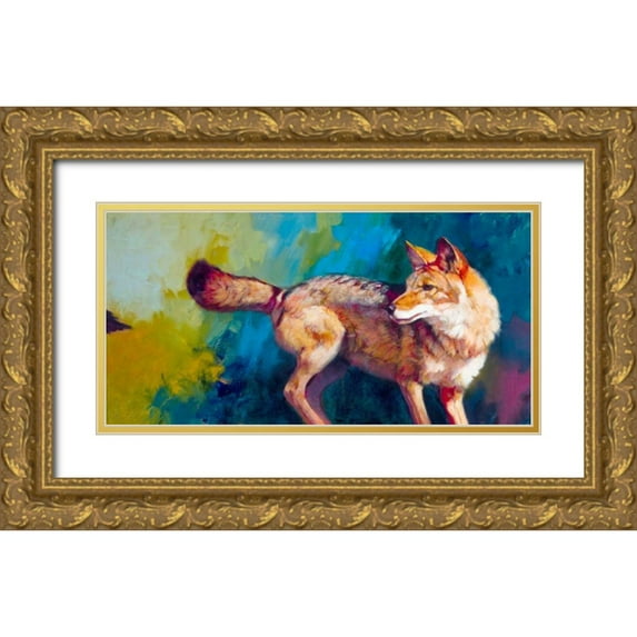 Chapman, Julie T. 18x11 Gold Ornate Wood Framed with Double Matting Museum Art Print Titled - Double Take