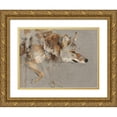 thumbnail image 1 of Chapman, Julie T. 18x15 Gold Ornate Wood Framed with Double Matting Museum Art Print Titled - The Drifter, 1 of 4