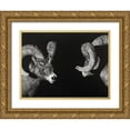 thumbnail image 1 of Chapman, Julie T. 18x15 Gold Ornate Wood Framed with Double Matting Museum Art Print Titled - Wild Scratchboard I, 1 of 4