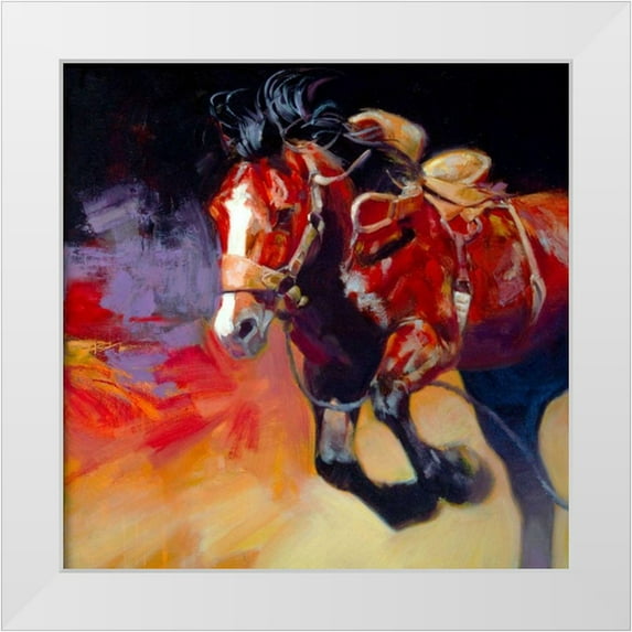 Chapman, Julie T. 26x26 White Modern Wood Framed Museum Art Print Titled - Freedom