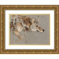 thumbnail image 1 of Chapman, Julie T. 32x25 Gold Ornate Wood Framed with Double Matting Museum Art Print Titled - The Drifter, 1 of 4