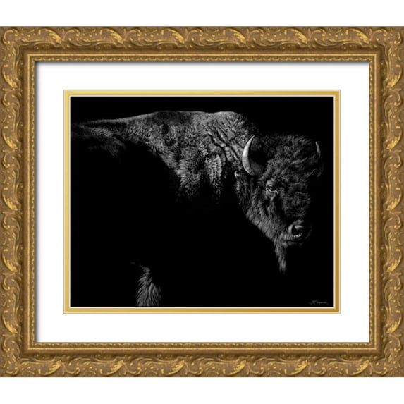Chapman, Julie T. 32x26 Gold Ornate Wood Framed with Double Matting Museum Art Print Titled - Enduring