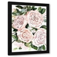 thumbnail image 1 of Marcy Chapman 14x18 Black Modern Wood Framed Wall Art Titled - Gentle Roses Pink, 1 of 6