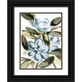 thumbnail image 1 of Chapman, Marcy 14x18 Black Ornate Wood Framed with Double Matting Museum Art Print Titled - Blue Garden, 1 of 4