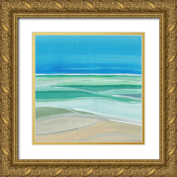 Chapman, Marcy 20x20 Gold Ornate Wood Framed with Double Matting Museum Art Print Titled - Hinting at Summer
