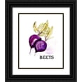 thumbnail image 1 of Chapman, Marcy 26x31 Black Ornate Wood Framed with Double Matting Museum Art Print Titled - Veggie Sketch  III-Beets, 1 of 4