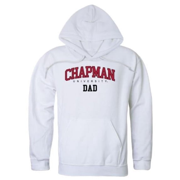 Chapman University Panthers Dad Hoodie, White - Extra Large