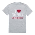 thumbnail image 1 of Chapman University Panthers I Love T-Shirt, Heather Grey - 2XL, 1 of 1