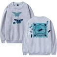 thumbnail image 1 of Chappell Roan Merch 2025 World Tour Butterfly Print Sweatshirt Unisex Round Neck Long Sleeve Pullover, 1 of 2